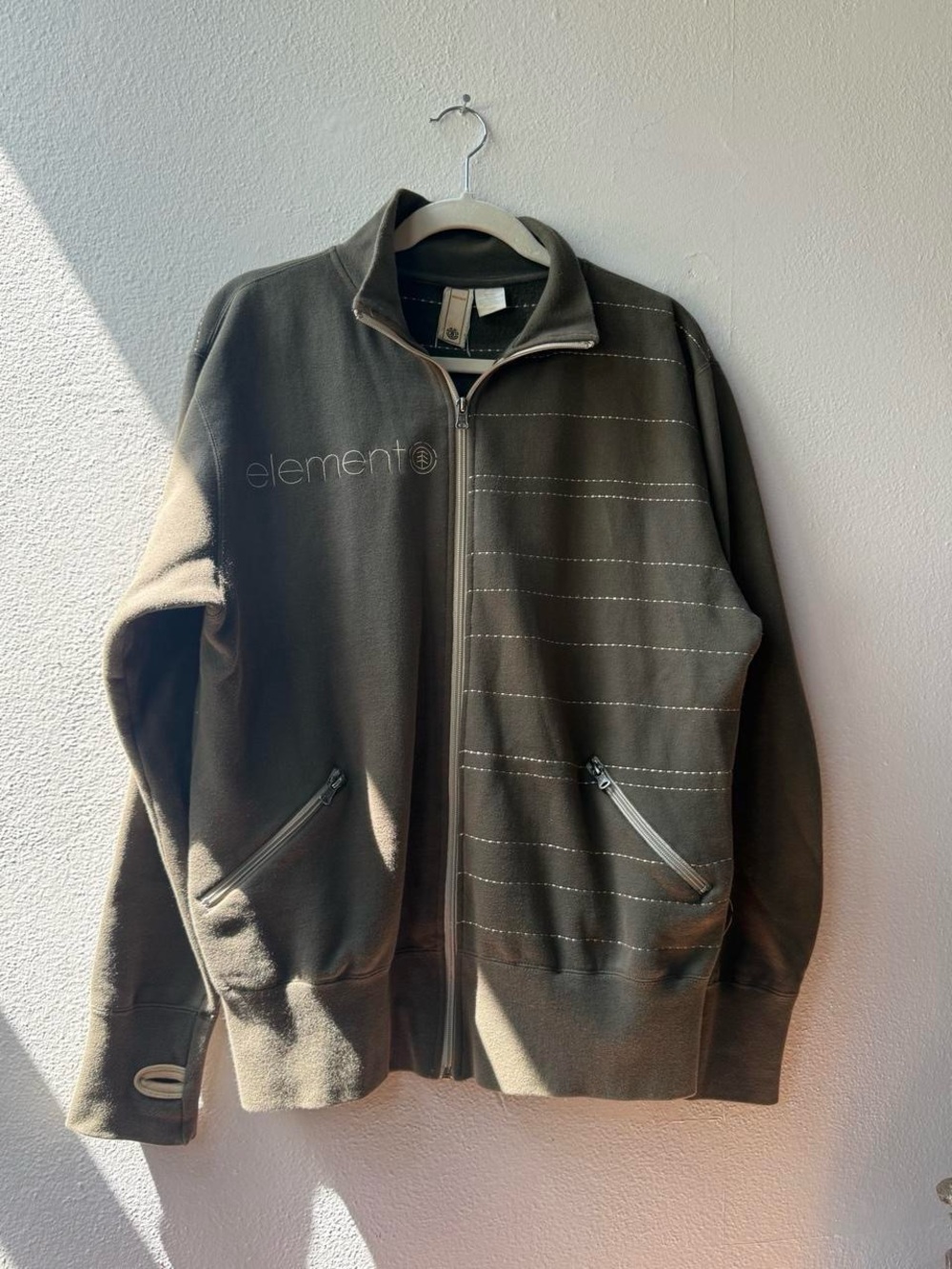 Element Men's Full-Zip Green Jacket size large